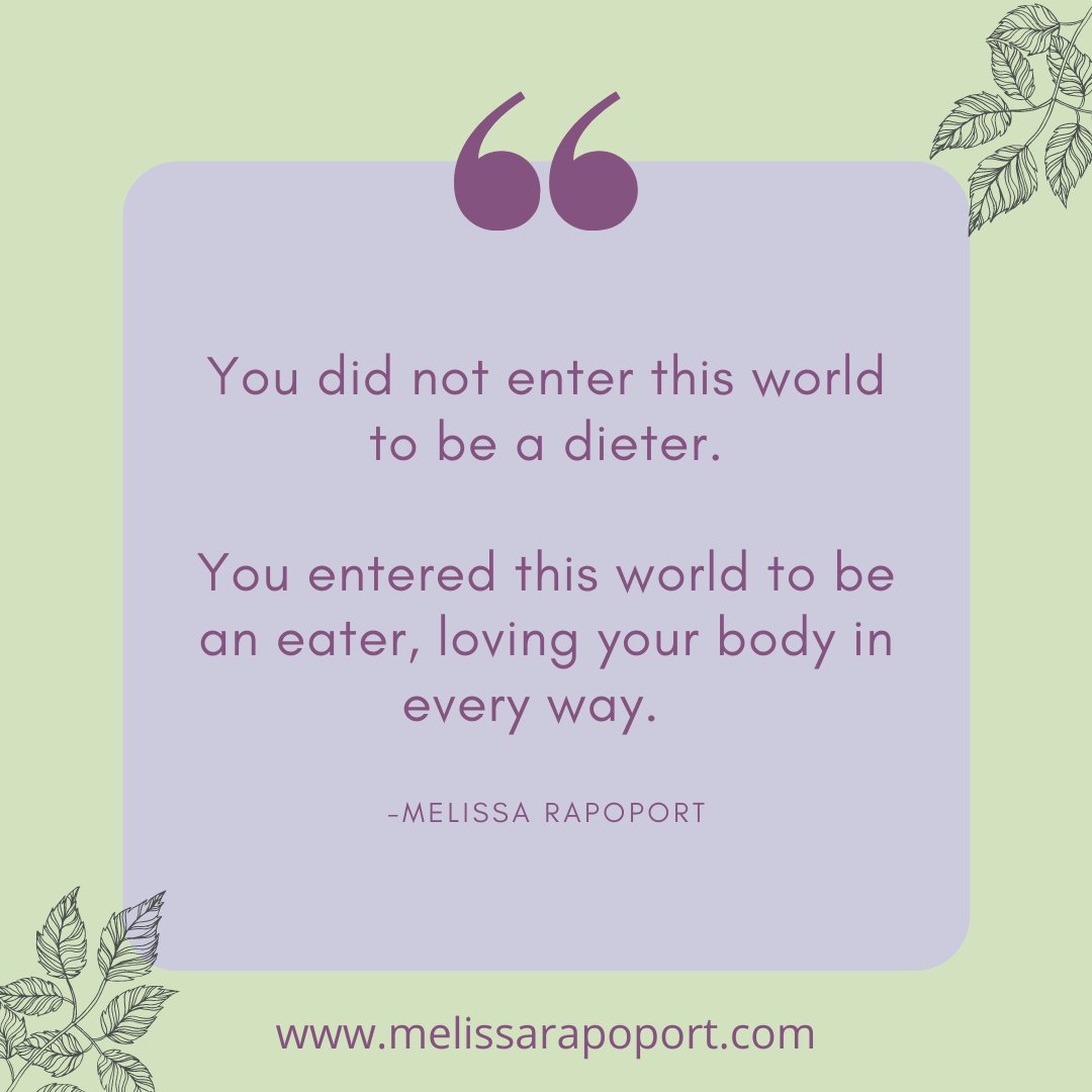 MelissaRapoport's tweet photo. ➡️ Ultimately the goal is to fall in love with your body, and to fall in love with your food -- just like when you were a toddler before all the social conditioning taught you otherwise.
#guthealth #bountifulyou #selfcare #foodrelationship https://t.co/We8YqydK4f