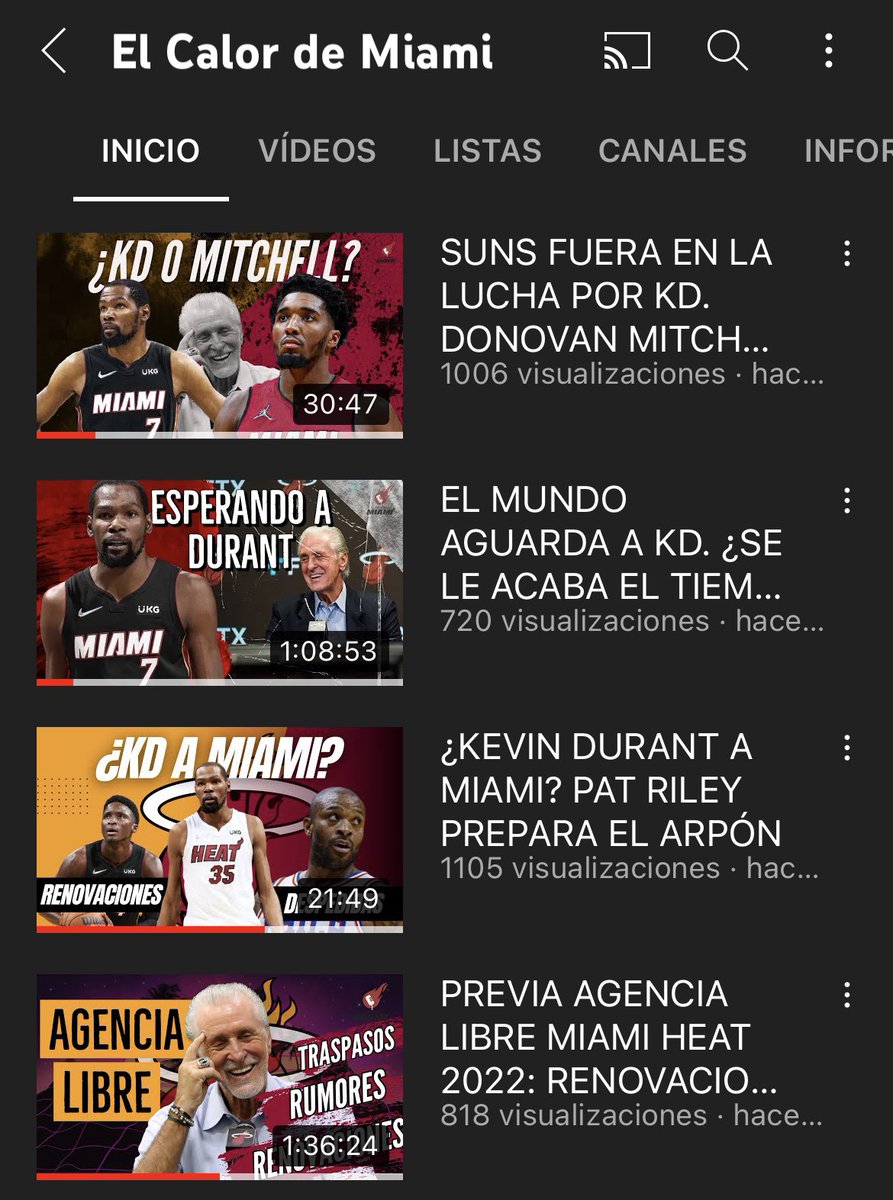 Estoy sin palabras con la acogida de los primeros videos en Youtube.

2 de ellos con +1000 visualizaciones, GRACIAS a todos ❤️