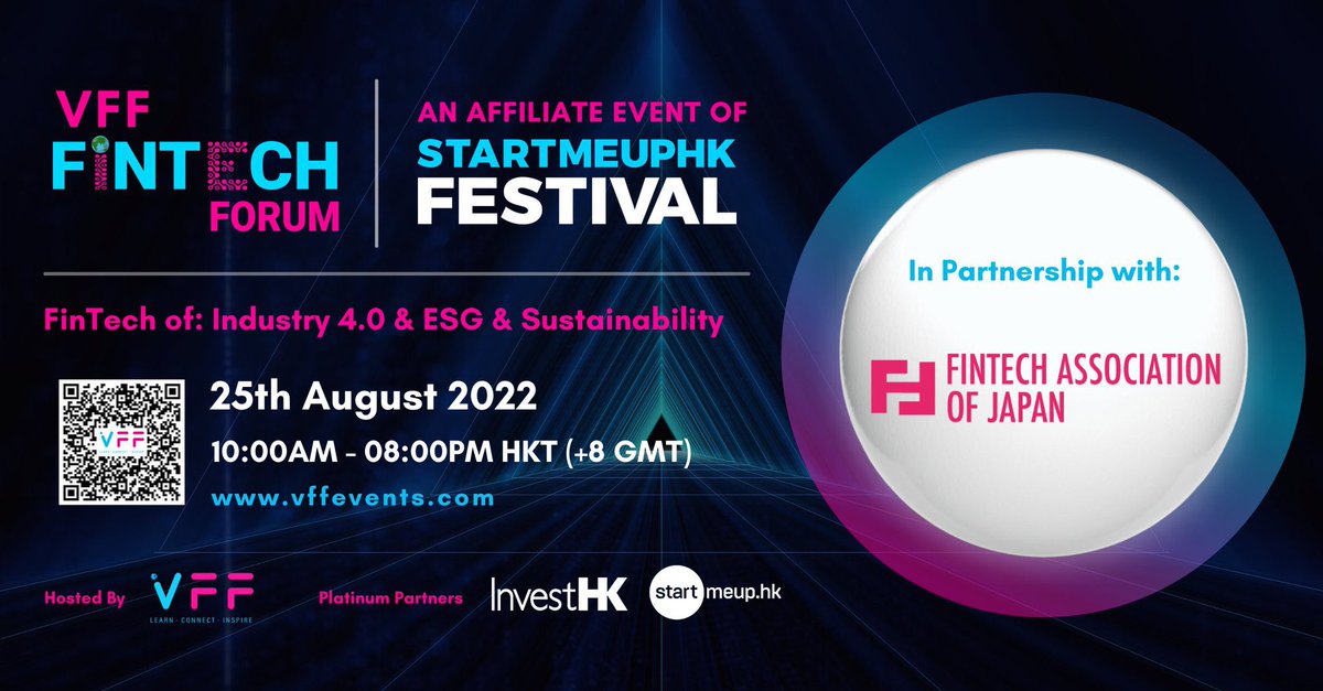 Joining the VFF FinTech Forum 2022

Are you joining? 

See you there! 

#VFF #VFF2022 #Tech #fintech