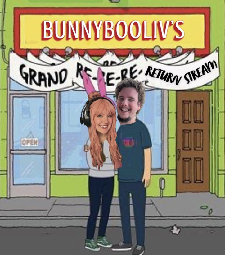 BunnyBooLiv's tweet photo. Any Bob’s Burgers fans out there?😂

Grand re-re-re (who can even count at this point) return stream happening Friday night starting at 8pm EST 🥰

I’m sorry for being MIA. I have a lot to fill you in on ❤️

https://t.co/KxF4kqX8Xn https://t.co/9Mf6wAqkjG