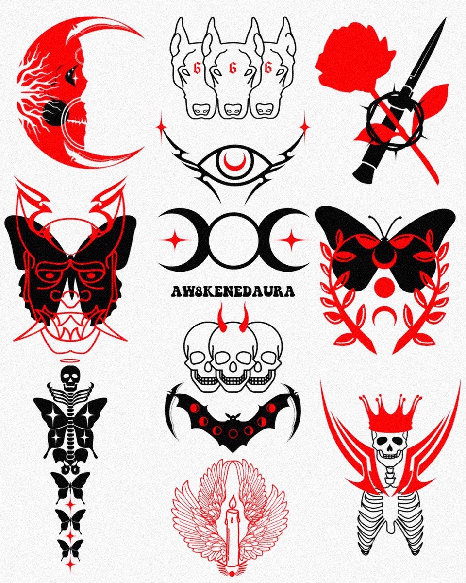 it costs $0.00 to retweet my free tattoo designs