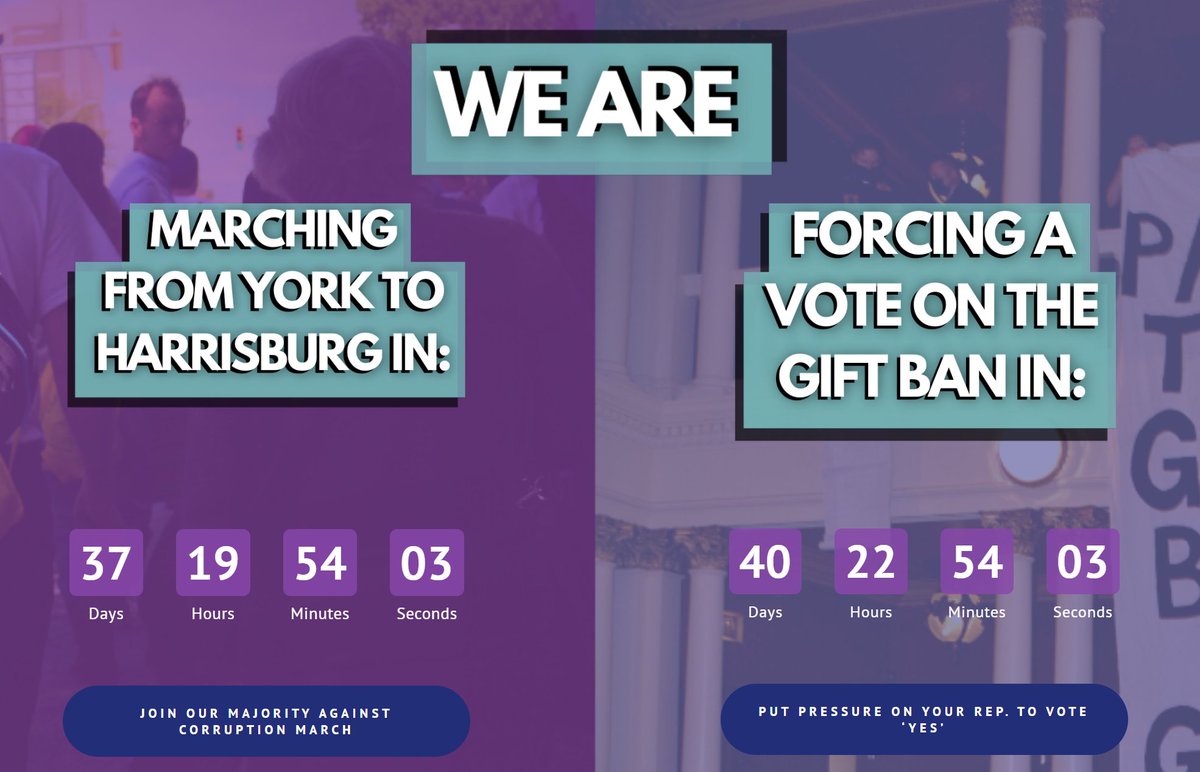 ⏱️The countdown is on. Is your State Representative ready to #BanBribes? MajorityAgainstCorruption.org