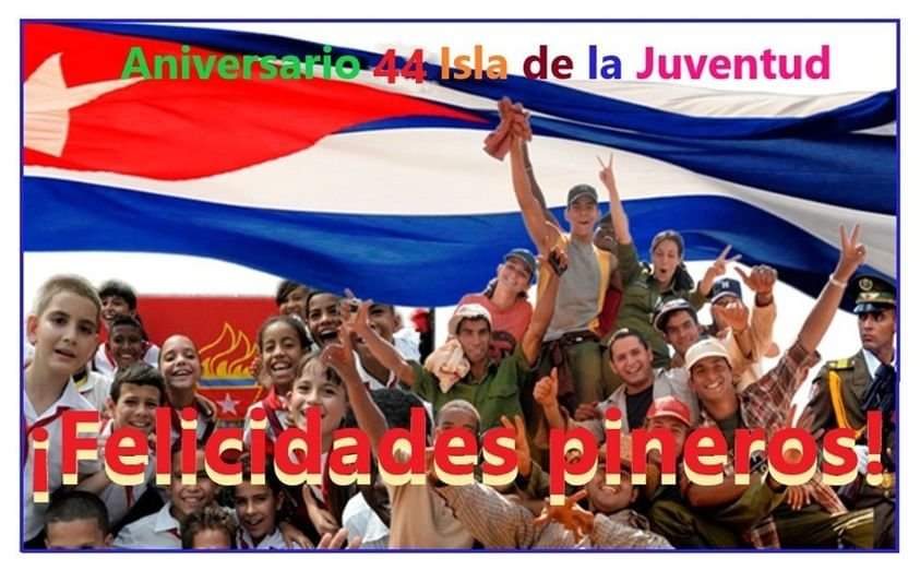 LivanFuentes1's tweet photo. Momento histórico, felicidades para todos los pineros.
#IsladelaJuventud 
#SomosCuba https://t.co/jwYu1Y28O2
