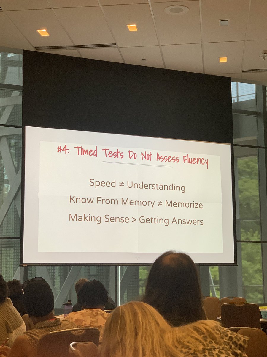 This is my second time taking this fluency session from these teachers and I wish everyone could experience this! It’s so good. @ms_varnell <a href="/MrsSteelKeelor/">K. Steel-Keelor</a> Thank you! #2022MathSummit