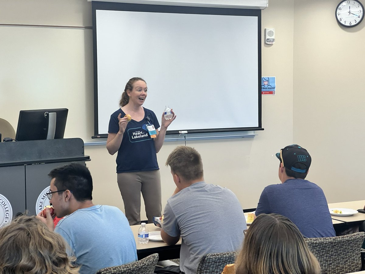 Thank you <a href="/SHLakeland/">Corewell Health Lakeland Hospitals</a> for allowing us to have Amy Underwood come out and share her knowledge of wellness and mindfulness with our esports athletes! #bresa