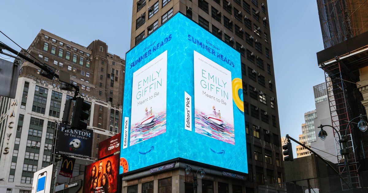 Emily Giffin (@emilygiffin) on Twitter photo I’m thrilled to share that Meant to Be is on an <a href="/amazonbooks/">Amazon Books</a> billboard in NYC! Check out my book and the full Summer Reading Guide here: amzn.to/3SkiCu7 I’m thrilled to share that Meant to Be is on an <a href="/amazonbooks/">Amazon Books</a> billboard in NYC! Check out my book and the full Summer Reading Guide here: amzn.to/3SkiCu7