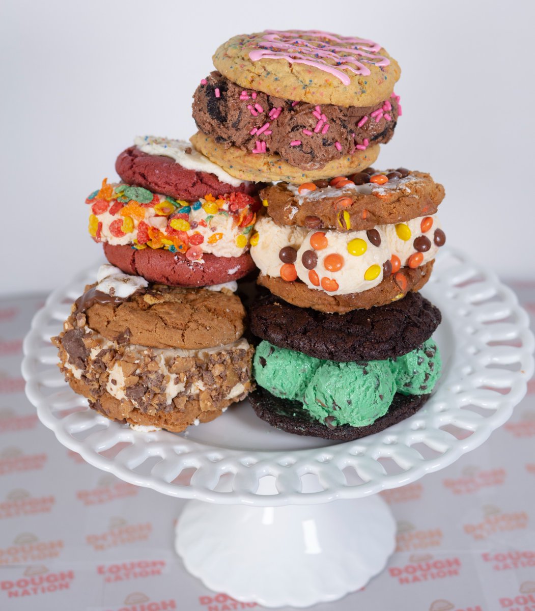 It's #nationalicecreamsandwhichday! We have our own twist on Ice sandwiches called Cookie Melts! Which ones your favorite?? 😍  🍪  🍦