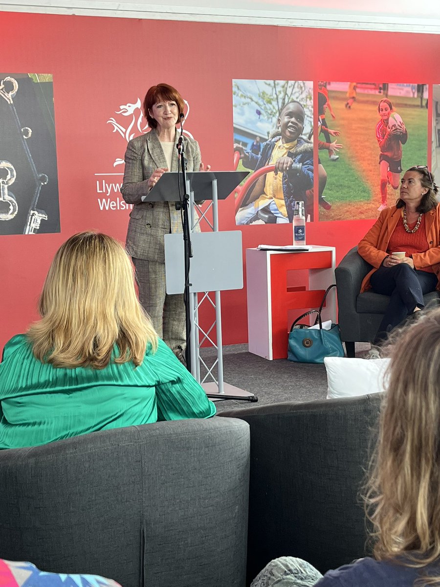 EleriJ's tweet photo. A new More Than Words scheme was launched at the National Eisteddfod today. Our Independent Member, Marian Wyn Jones talked about the importance of the Welsh language in healthcare and social care @WelshGovernment #DHCW https://t.co/1qYZW2LukK