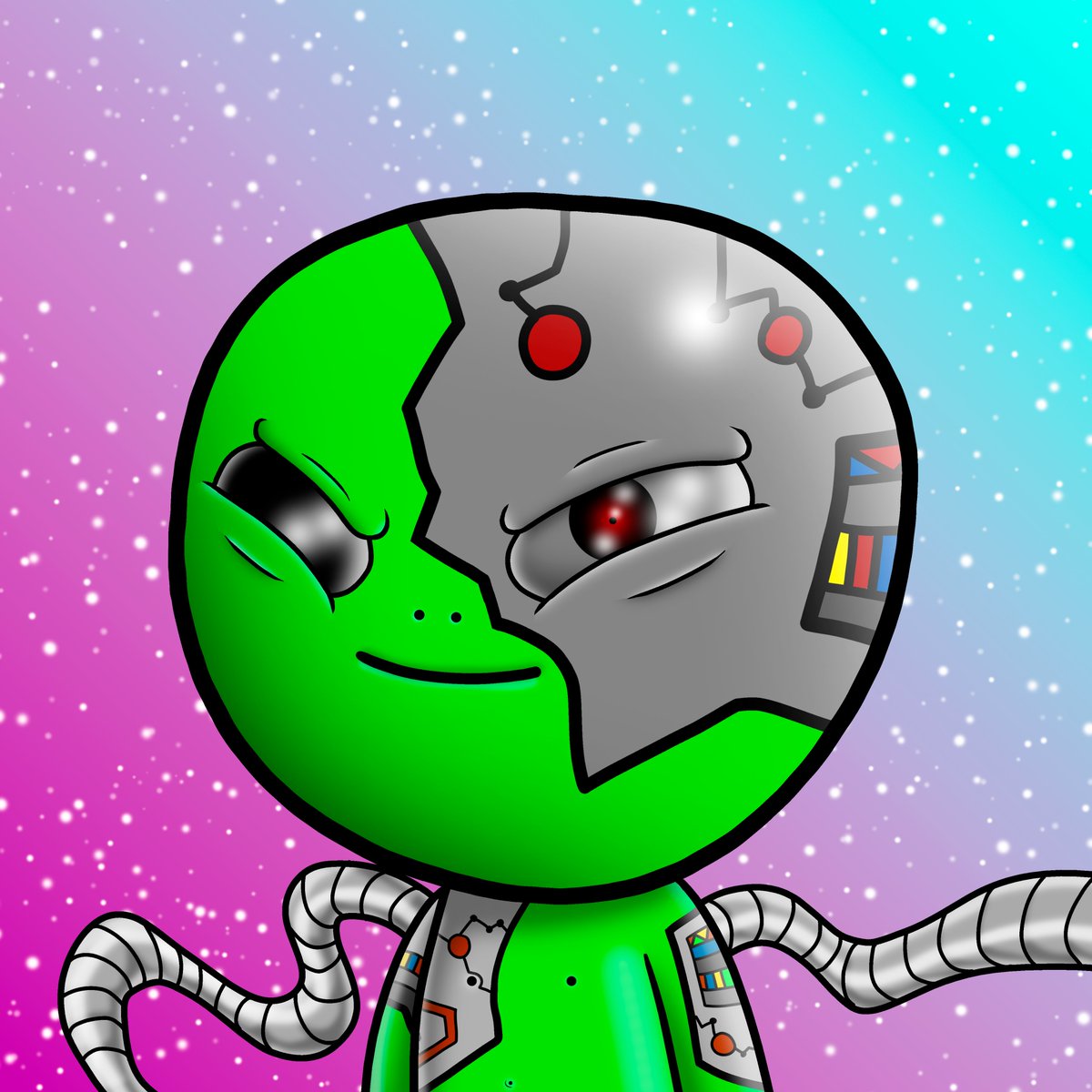 AliencitosNFT's tweet photo. Aliencito Cyborg and octopus in opensea !

#nft #nftcommunity https://t.co/71BzijTrT1