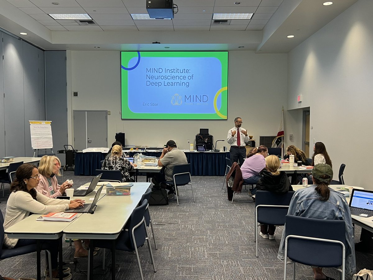 EmilyYoungEDU's tweet image. .@EricSbarsMIND at @VenturaCOE Building Thinking Classrooms Math Professional Learning! Going deep into the #neurosci and #MathResearch of mathematics learning!