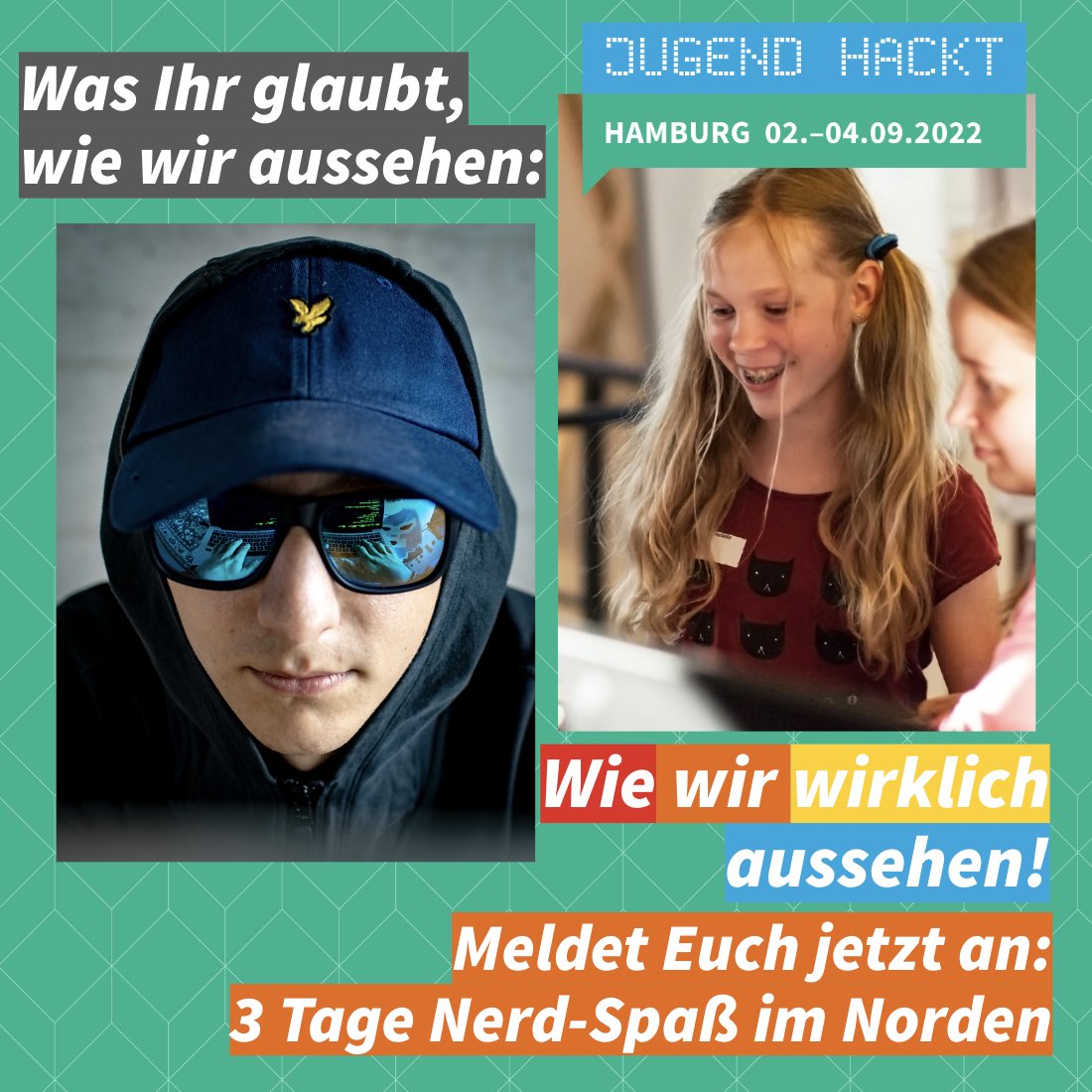 JHHHsupport's tweet photo. Habt Ihr Kids zwischen 12 und 18, die gern programmieren? Es sind noch Plätze frei: https://t.co/yhjfVVnrIw
Drei tolle Tage unter Gleichgesinnten, die viel Spaß und Ideen bringen, und die nichts kosten. Schule ist egal. Bitte weitersagen! Danke! #JHHH #JugendHackt https://t.co/W3yD0tq2vK