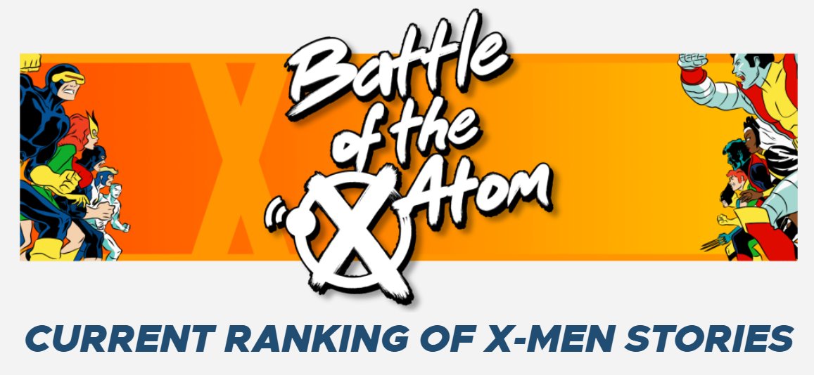 5 years ago today we launched #BattleOfTheAtom

In that time, Zack &amp; @arthurstacy have ranked 669 X-Men stories from best to worst and interviewed 45(!) different creators from the franchise

Thanks for an unbelievable 5 years. Here's to the next 5!

comicsxf.com/battle-of-the-…