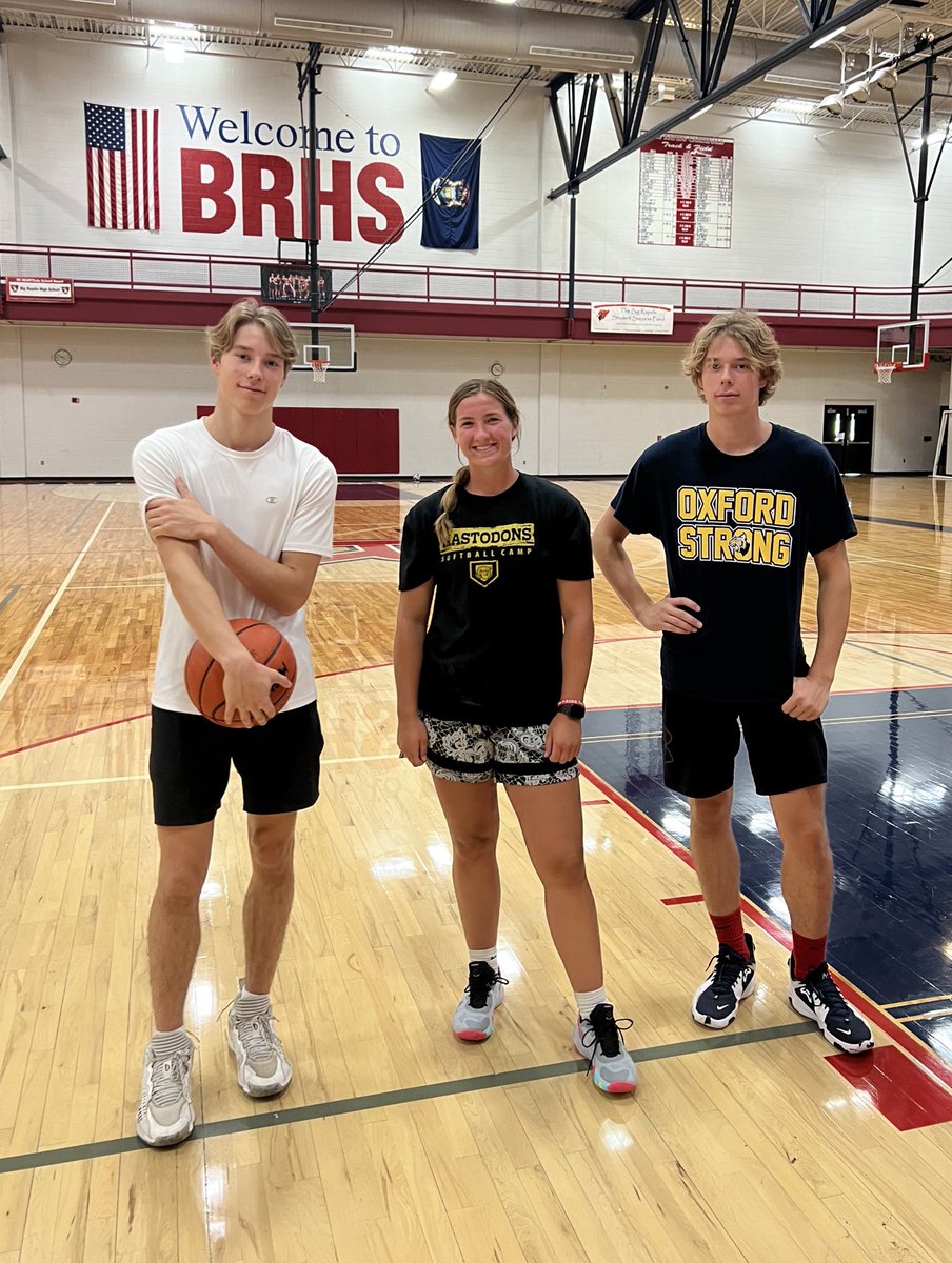These 3 are putting in the work this summer! They never miss a workout (unless it’s for another basketball or {or softball}opportunity)! We can’t wait for their senior seasons! <a href="/HaistRylie/">Rylie Haist</a> <a href="/_DawsonDunn2/">Dawson Dunn</a> @MasonDu35139298 @BRCardinalBBall