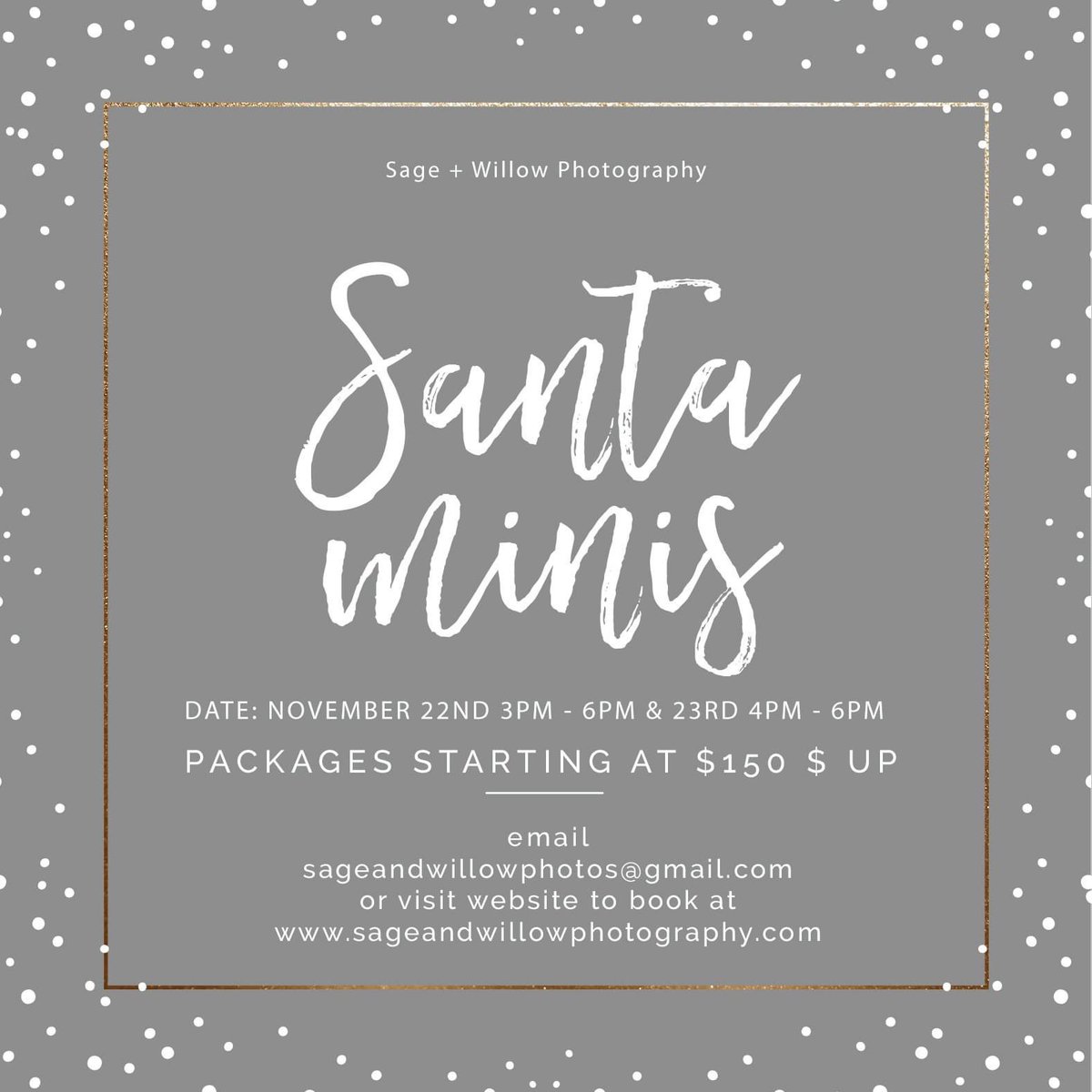 MJPhotographyS1's tweet photo. Now booking Holiday sessions! https://t.co/SWa5FmrGKS Make sure you book while there are spots available. https://t.co/nIQOedBkav