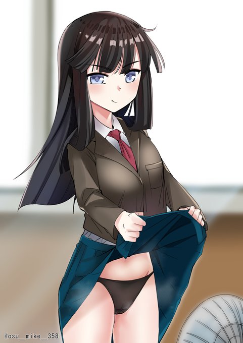 君も一緒に涼んでいくかい?
⠀
#パンツの日 