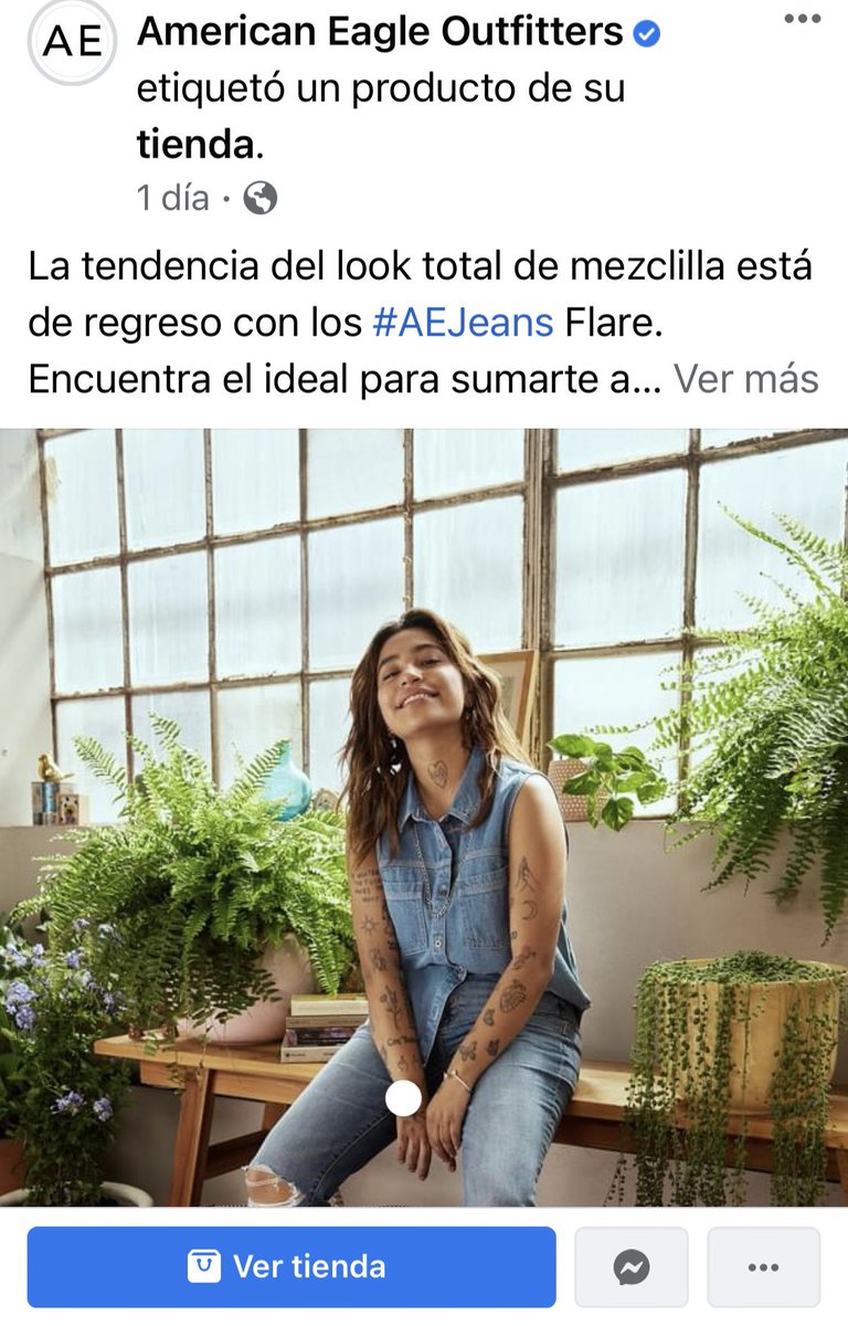 daniela444n's tweet photo. Hola American Eagle Outfitters hizo una publicación en Facebook sobre JJ Vayan a dejar comentarios bonitos y a dejar su like https://t.co/P7SP00O8q4