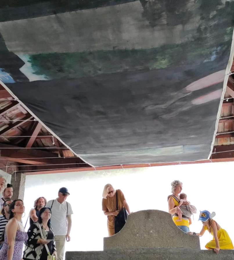 kaldarte's tweet photo. Quique Ortiz

@caldasdereis.vilatermal @visitcaldasdereis @caldas_de_reis @culturaquente 
#Galicia #kaldarte #culturaquente #arte #streetart #mural #performance #escultura https://t.co/RS33DGMQOv