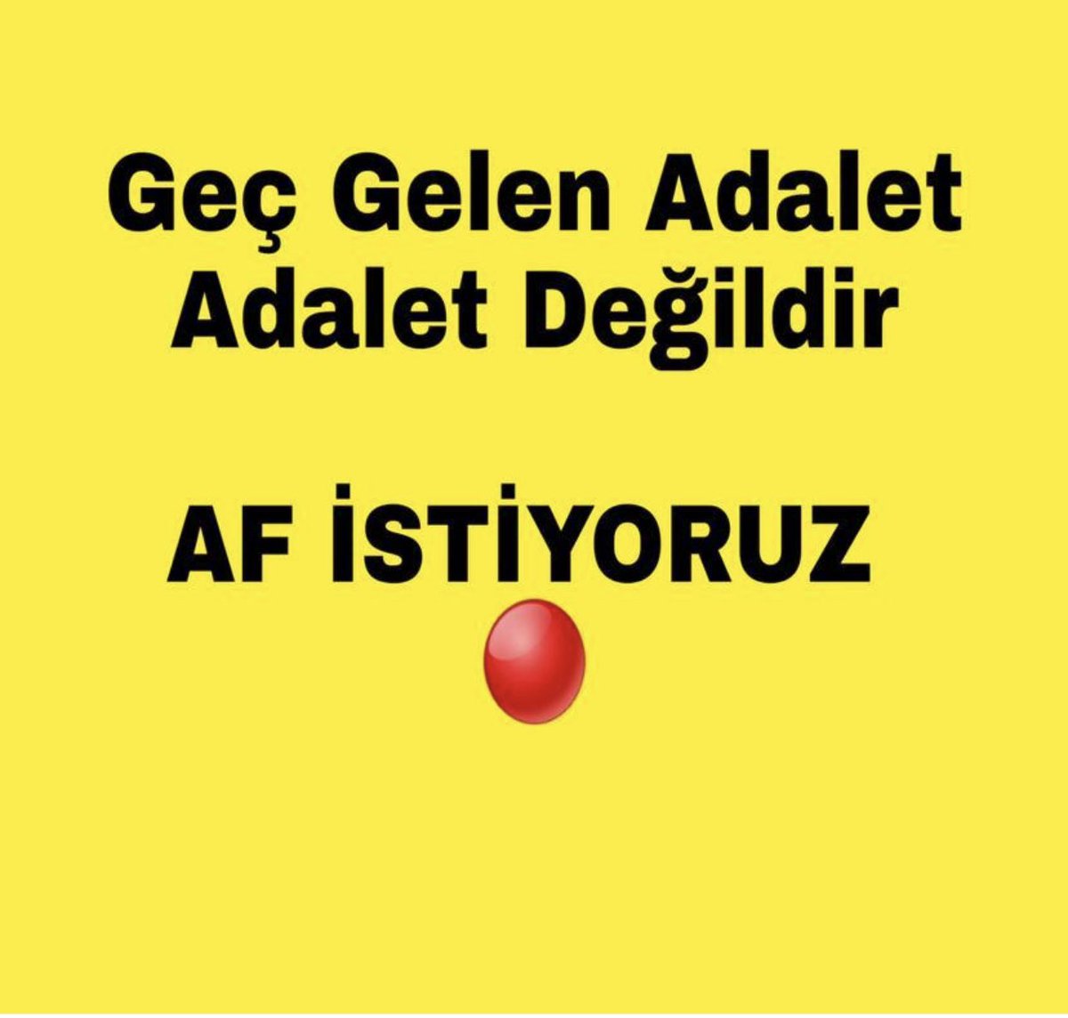 Mahkumun SesiniDuyun AF İSTİYORUZ ADİL YARGILANMADIK <a href="/kilicdarogluk/">Kemal Kılıçdaroğlu</a>
