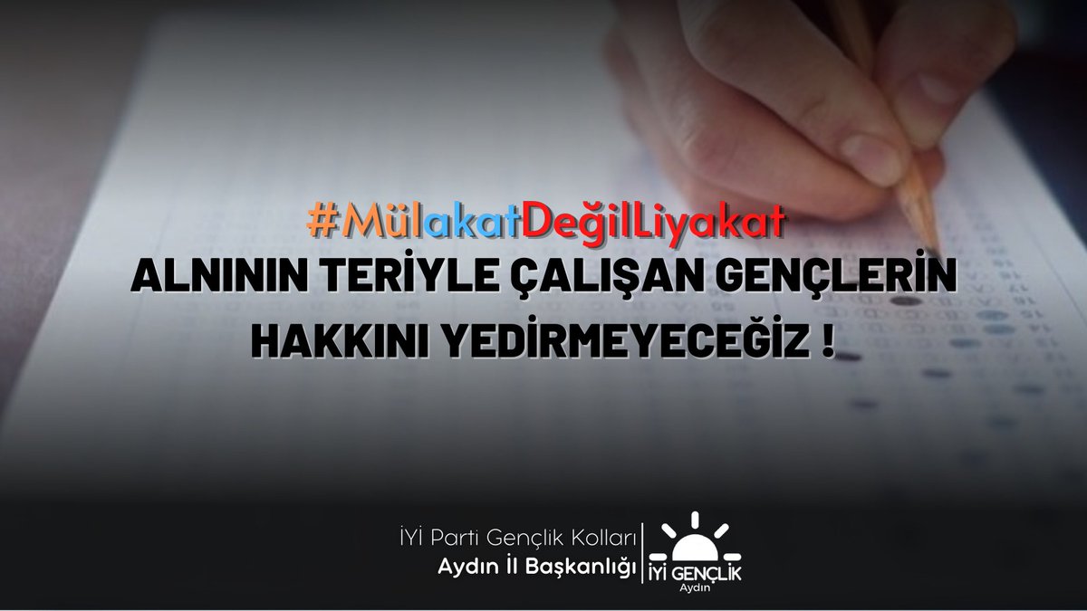 iyigenclik_09's tweet photo. Yine bir skandal, yine bir skandal!

Yine milyonlarca gencin hakkını yediler.

Hakkedenin hakkettiği yere sınavsız gireceği, hak yenmeyen günlere #AzKaldı

#MülakatDeğilLiyakat
https://t.co/OgxI6vhFMe https://t.co/xTnCzyAyZY