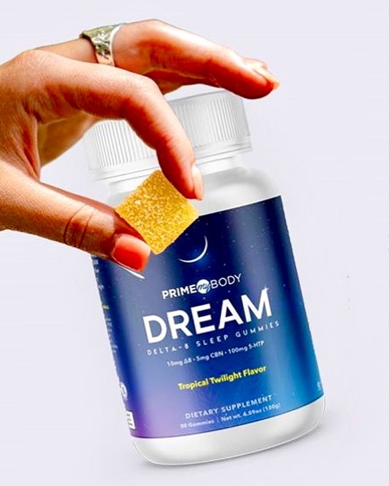 PrimeMyBody's tweet photo. A DREAM come true for your sleep routine.

#delta8 #cbn #5htp #sleepeasy #wakeuphappy #gummies https://t.co/dEURxcaEuY