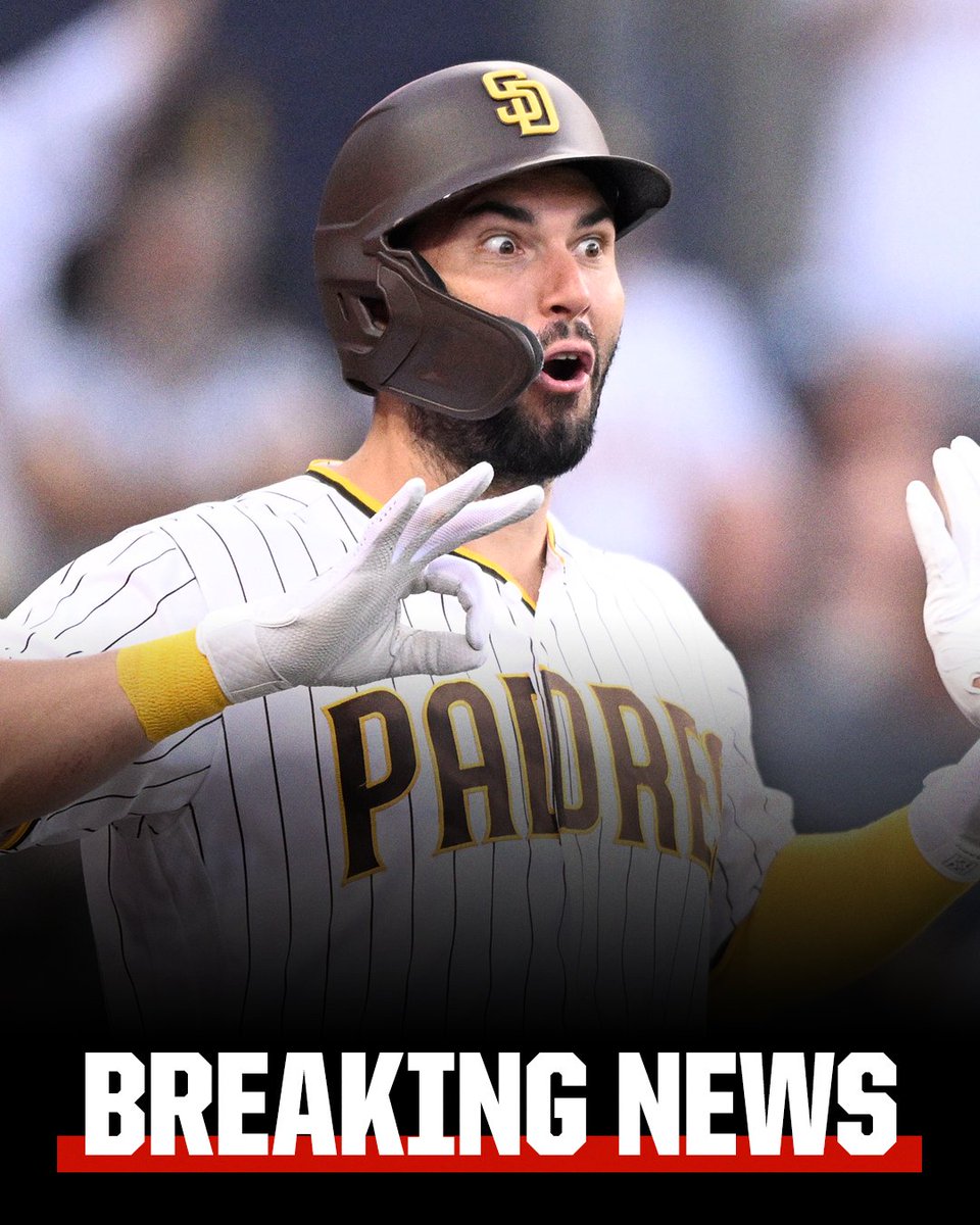 Breaking: The Boston Red Sox are acquiring Eric Hosmer from the Padres, sources tell <a href="/JeffPassan/">Jeff Passan</a>.

Hosmer rejected a trade to Washington as part of the Juan Soto deal.