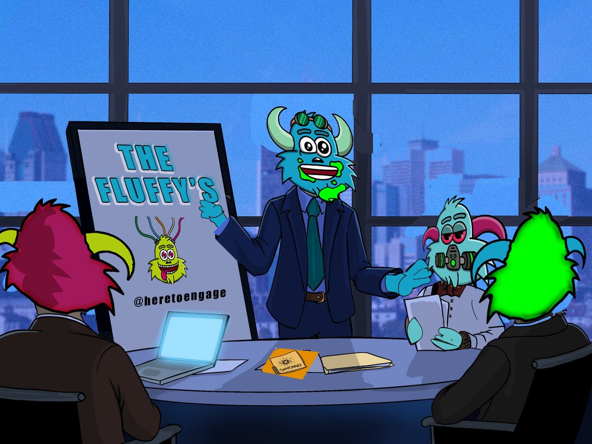 HereToEngage's tweet photo. @FluffysNFT Alright. 
Hope this is worth it.
The doctor is not in the lab 🧪🧪🧪this time. Sometimes he teaches📈📈📈
 To the MOON.
@LinkyCNFT @meurege_weust @bomvijit @dontmentioneth @magzCNFT @itsgnds
 @SnowCNFT @OkamiCNFT @aaronpmendoza

#MemeMyFluffy https://t.co/f6yXwsJcBT