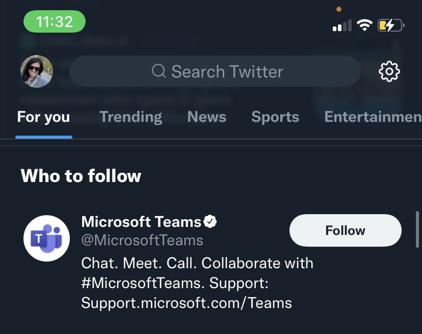 meercat27's tweet photo. Hi again @MicrosoftTeams, while Twitter has suggested I follow you, I’m reticent to do so until the purple thrusting monkey debacle is resolved. https://t.co/XniYHgVNSI
