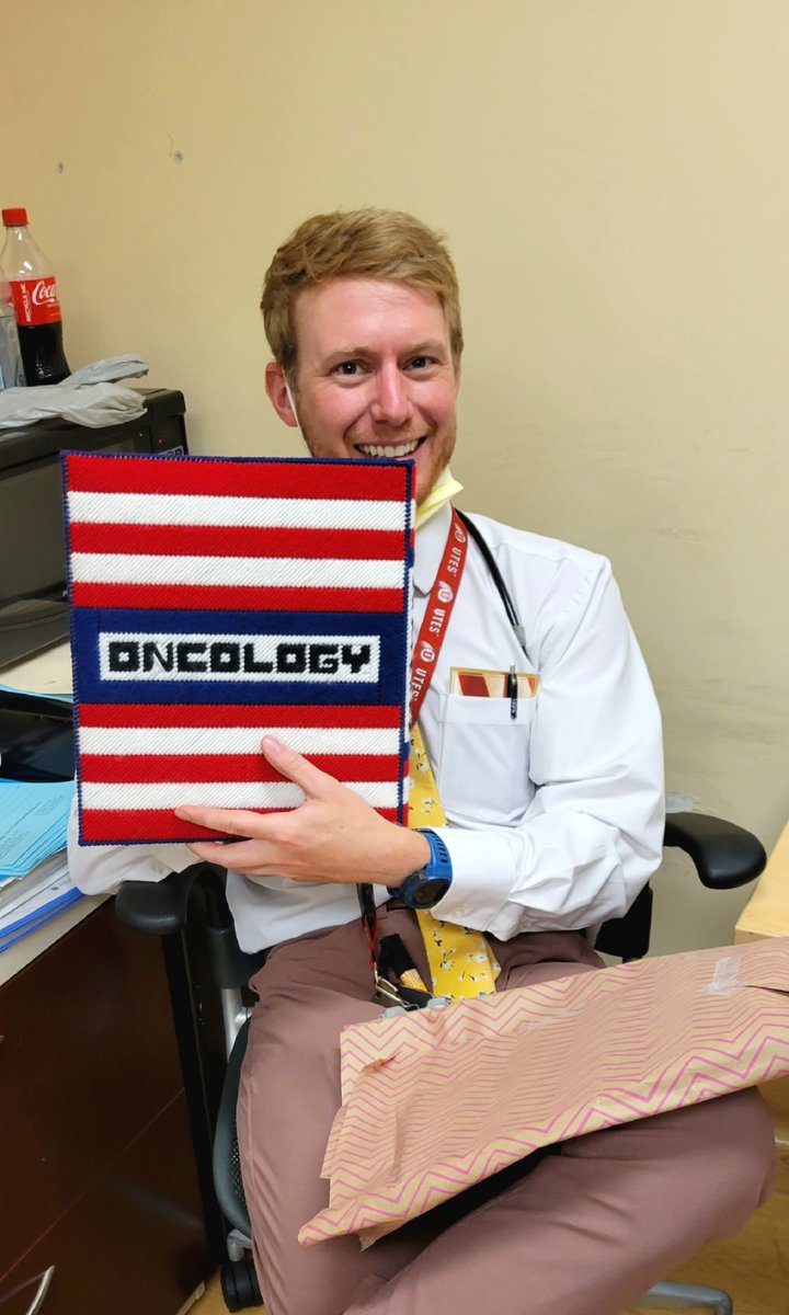 Utah Hematology/Oncology Fellows (@utahhemeonc) on Twitter photo You know you're doing a good job in your VA Fellow Clinic when a patients wife gifts you a homemade crocheted trapper keeper...
The patient "was worried about you burning out because you cared so much." π <a href="/JohnEstherMD/">John Esther</a> You know you're doing a good job in your VA Fellow Clinic when a patients wife gifts you a homemade crocheted trapper keeper...
The patient "was worried about you burning out because you cared so much." π <a href="/JohnEstherMD/">John Esther</a>