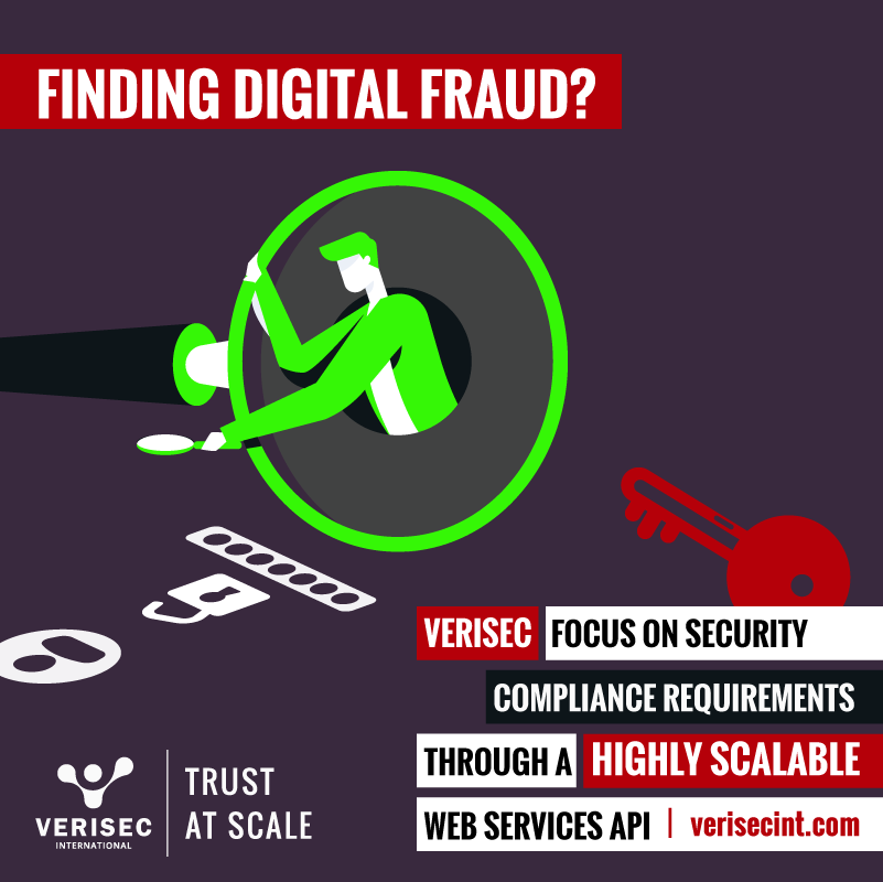 verisec_int's tweet photo. Worry about #digitalfraud? VERISEC focus on #security and #compliance requirements through a highly scalable web services API | https://t.co/Gm8tlIibvk https://t.co/eyXphN1aKV