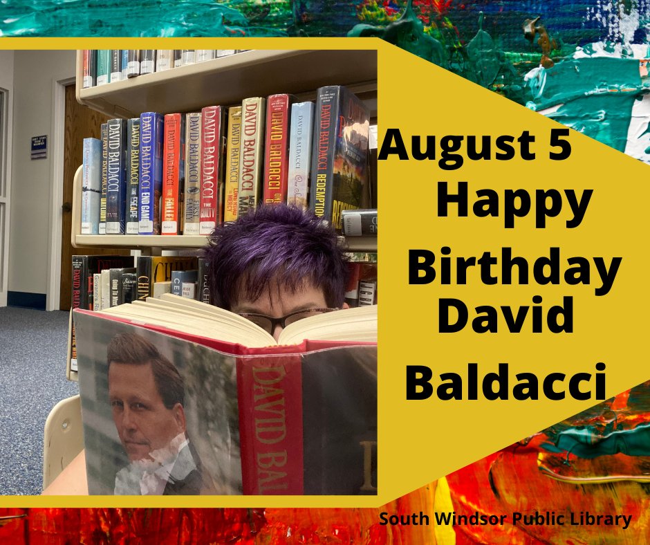 August 5: Happy Birthday David Baldacci!     