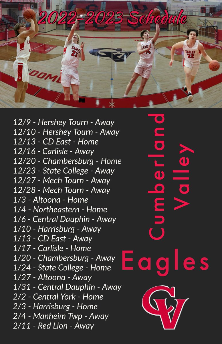 2022-2023 Schedule Release!