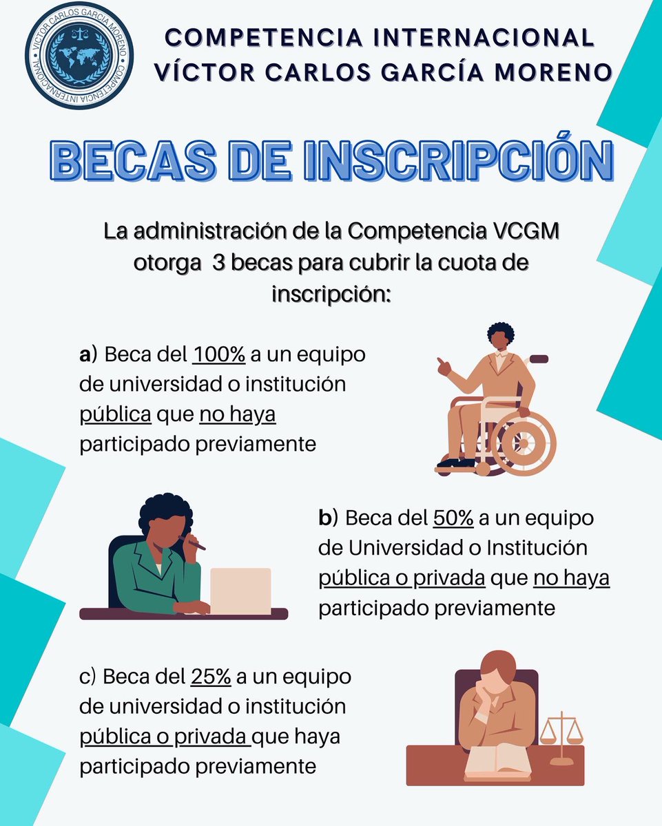 competenciaVCGM's tweet photo. ¿Te interesa inscribir tu equipo en la #CompetenciaVCGM? Consulta las bases para las becas de inscripción 👉🏻 https://t.co/6QRYKdGRsU https://t.co/WRSeOVPdfP