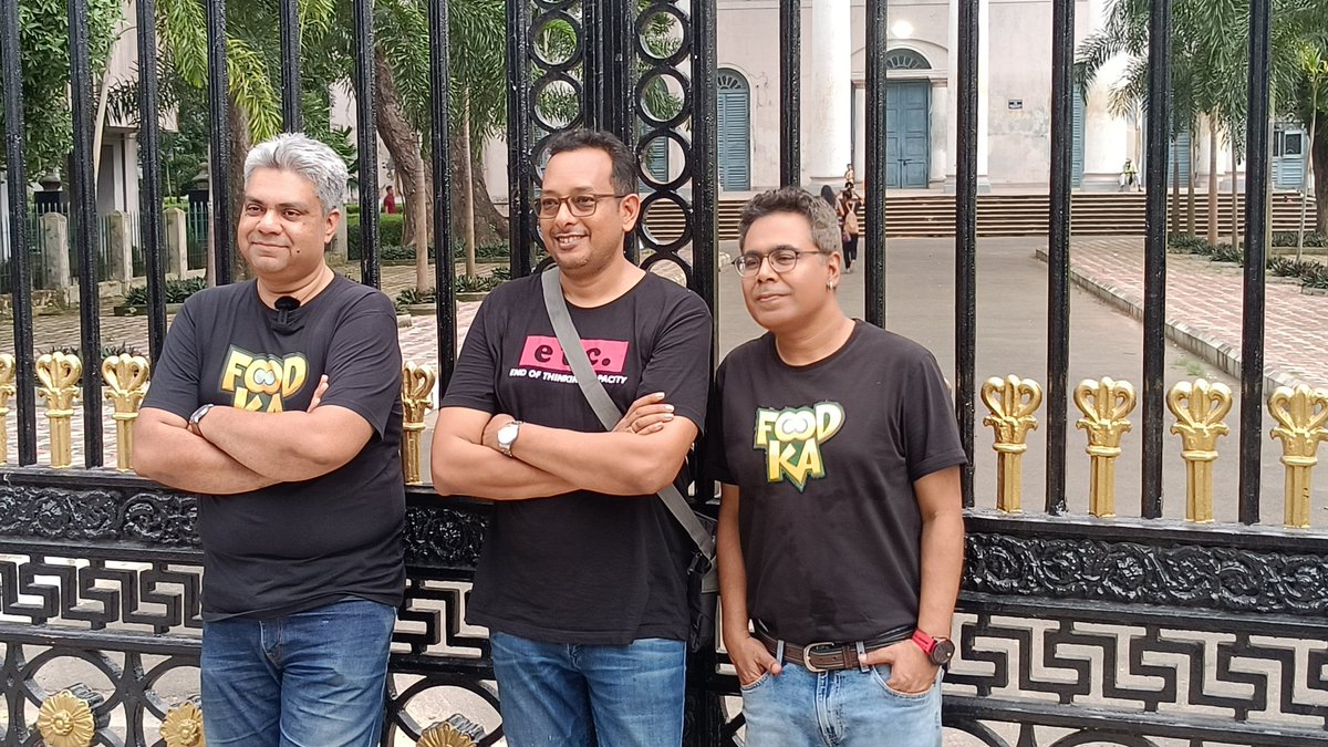 mitra_abhishek's tweet photo. Extremely happy to be a part of the upcoming Season 13 Episode 1 of @foodkaseries #FoodKa from #Serampore 
Releasing 5th August, 2022. https://t.co/qQXlAASURg