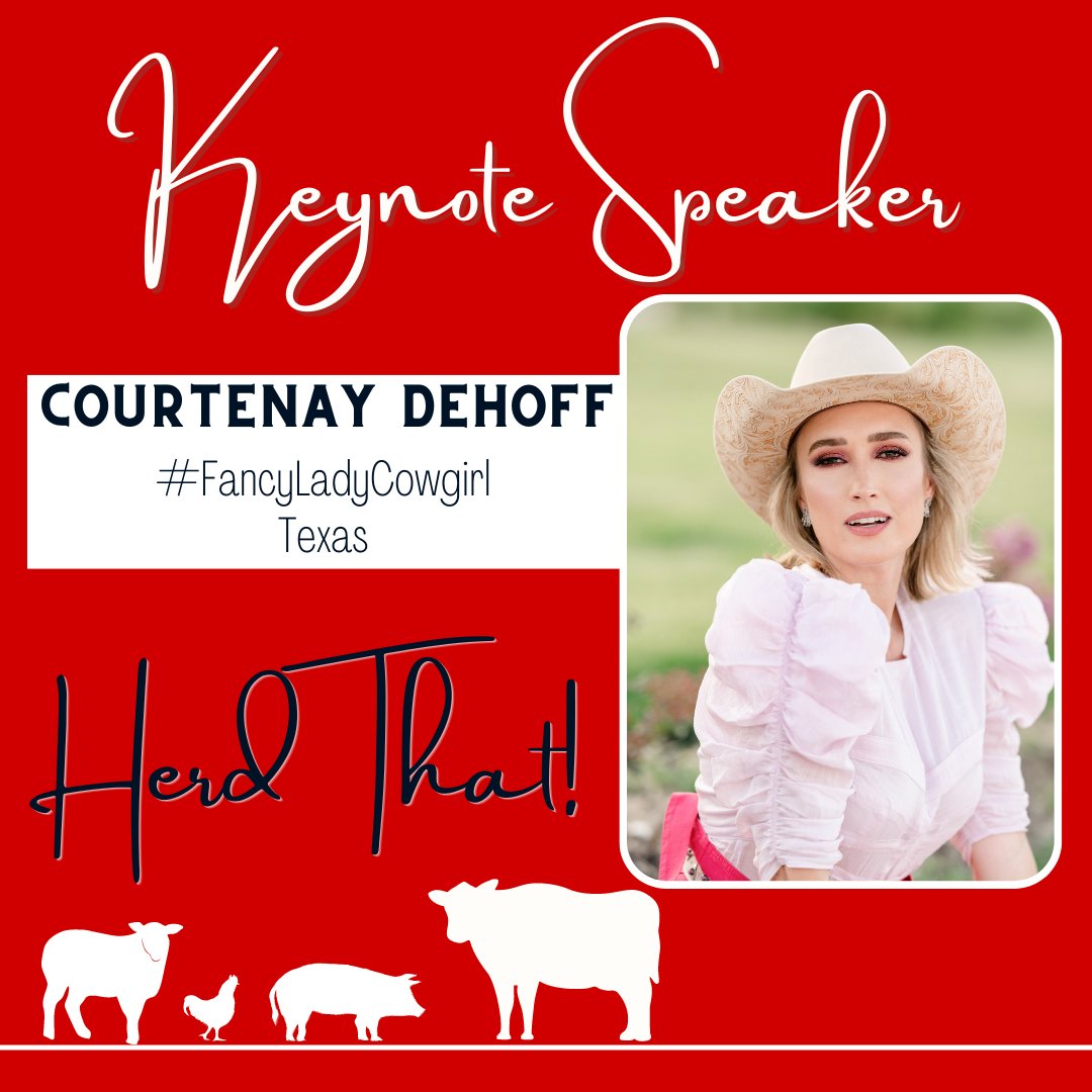 We're thrilled to have #FancyLadyCowgirl, 
<a href="/CourtenayDeHoff/">Courtenay DeHoff</a>, as a keynote speaker at #HerdThat2022!

In 2020, Courtenay launched the global brand movement Fancy Lady Cowgirl after struggling to fit the traditional cowgirl mold.

Registration is now open at wia.unl.edu/herd-that