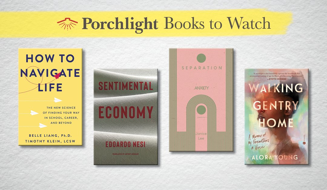 porchlightbooks's tweet photo. Nonfiction, literature, poetry—these are some of the books that should be on your radar this week ➡ https://t.co/gzJHwh2Cac

Featuring:

@drBelleLiang 
#EdoardoNesi
@diddioz
@Alora_young

#WeBelieveInBooks💡🤓📚 https://t.co/maDNf87keS