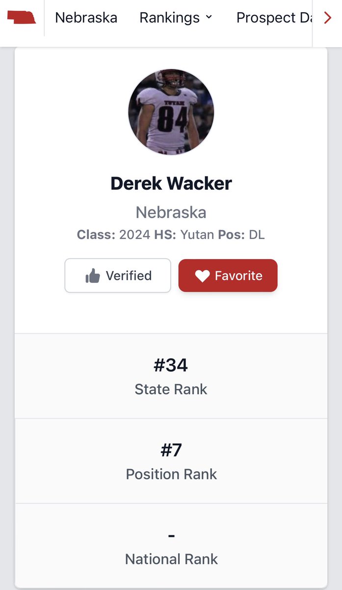 Shoutout to @GalindoOsc12 at <a href="/PrepRedzoneNE/">Prep Redzone Nebraska</a> for the ranking! I am excited that I will also be playing at LB for the upcoming season.  #ontherise <a href="/CoachCRiles/">Conor Riley</a> <a href="/coachstanard/">Steve Stanard</a>