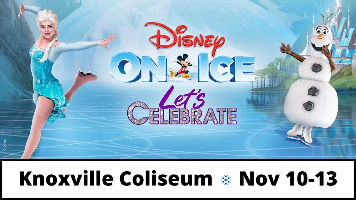 ⛸️ NEW SHOW ANNOUNCEMENT⛸️
Enjoy the magic of Disney on Ice at the Knoxville Coliseum Nov 10-13!
Pre-sale / Thursday, August 4
On-sale / Tuesday, August 9
#disneyonice #thekcac #showannouncement
