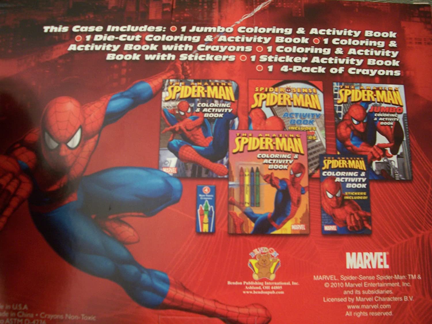 Ultimate Spider-Man Jumbo Coloring And Activity Book