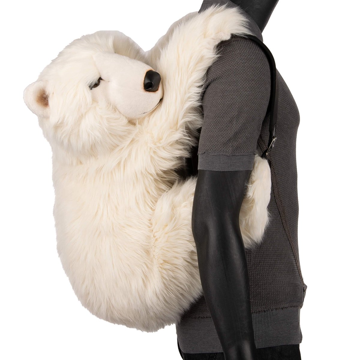 Dolce & Gabbana Faux Fur Teddy Bear Backpack