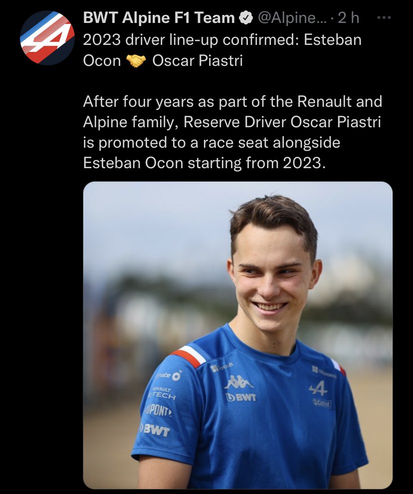 TFormule1's tweet image. L’enchaîne de tweet est tout simplement lunaire 😭