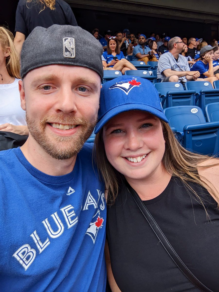 Saturday, my husband and I had a day date in the city. First game in over 2 years did not disappoint! #BlueJays