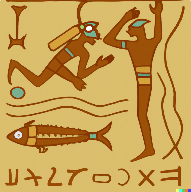 DALL-E is one of the most impressive things I've ever seen. Super addictive, too :)
Two scuba divers and fishes ; by Beksiński / as cave paintings / as a Russian propaganda poster / as hieroglyphs
I tried mostly every painter I know, and the result was always amazing
#dalle