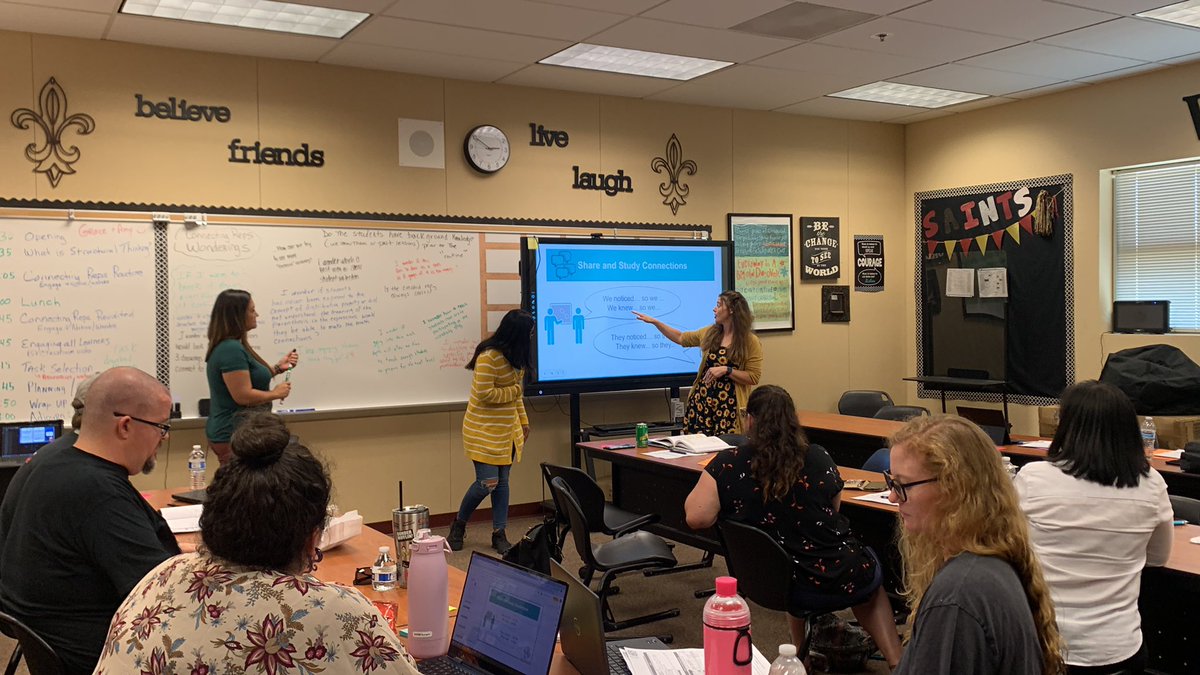 #VVUHSD teachers rehearse facilitating #connectingreps to #fosteringmps