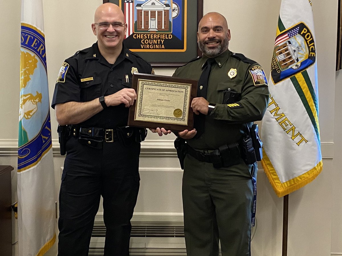 Recently I was presented w/ a certificate of appreciation for 20 yrs of service to CCPD. Truly grateful for the opportunity I was given to come here and serve this community. End of July marked a total of 24 yrs in police work 🖤💙🖤👮🏽‍♂️