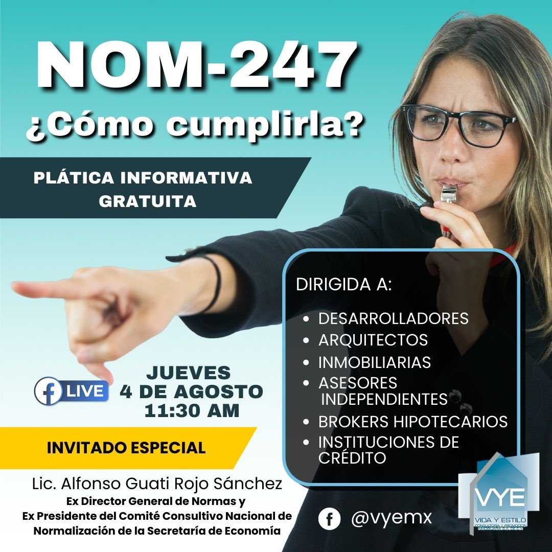 A_GuatiRojo's tweet photo. Acepté una invitación de mis amigos de VYE, expertos en consultoría inmobiliaria, para dialogar sobre algunos aspectos de la NOM 247. Sin rodeos ni complicaciones y para tu tranquilidad, compartiremos cómo cumplirla. https://t.co/NjRU42iCch