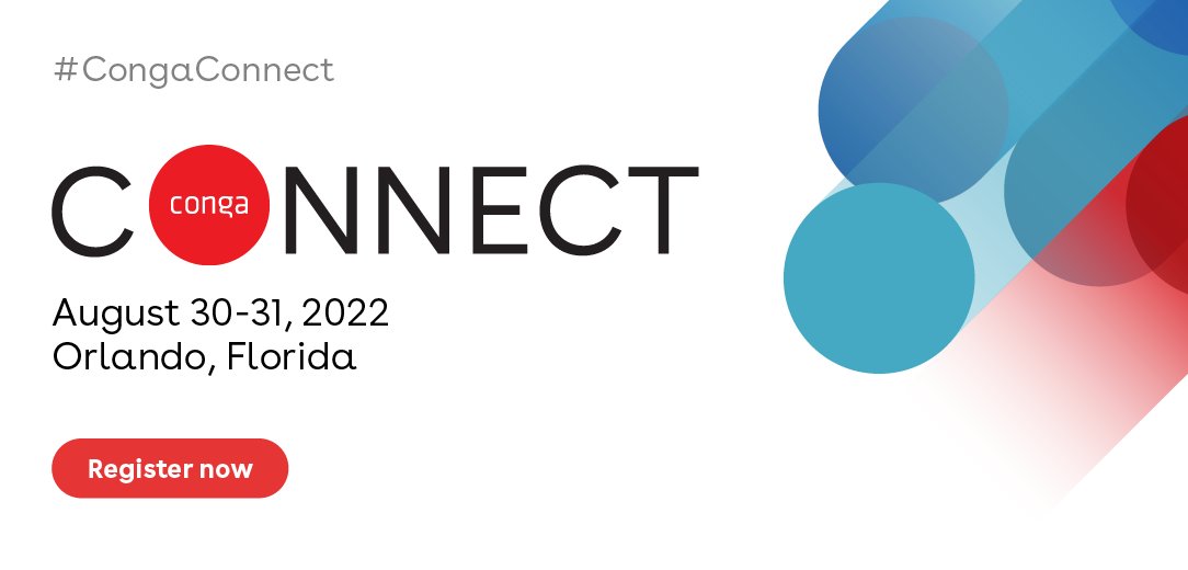 Conga announced the official guest keynote speakers and agenda for its annual conference, Conga Connect 2022. This year, the conference will be held at the Gaylord Palms Resort and Convention Center in Orlando, Fla., on August 30 and 31.  Read more: okt.to/WzVRJU
