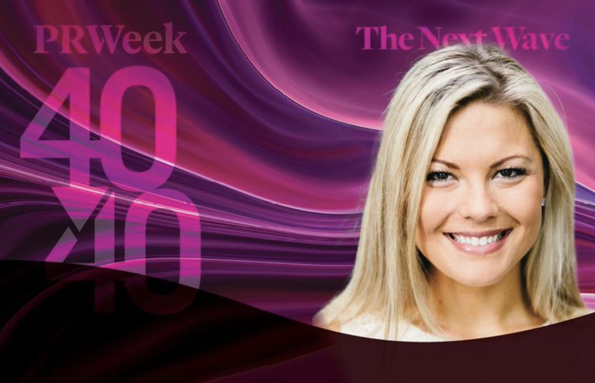 Delighted that Jessica Douglas has been included in <a href="/PRWeekUS/">PRWeekUS</a>'s 40Under40 list. Proud of Jessica’s leadership and look forward to celebrating with our colleagues from <a href="/WPP/">WPP</a> and The Pharm at the upcoming 40 under 40 event. Congratulations Jessica! 🎉👏 #HKproud #PRWeek40under40
