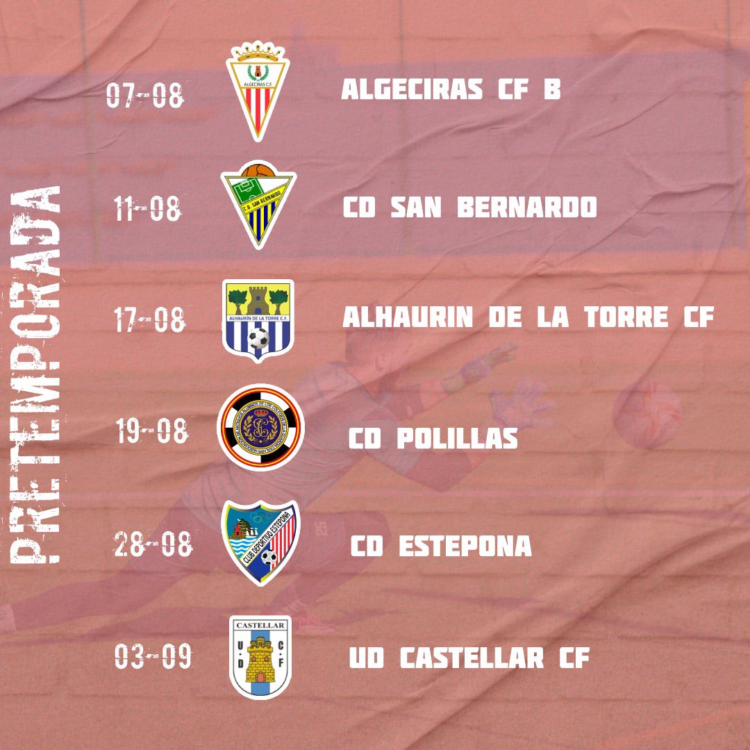 ADCeuta_FC's tweet photo. Pretemporada 22-23 AD Ceuta FC “B” 🔥

Estos serán los encuentros amistosos de nuestro filial esta pretemporada ⚔️💪

👇🏼👇🏼👇🏼

*Iremos informando de todos los detalles cuando se aproxime la fecha de cada partido ℹ️ 

#pretemporadaadceutafc
#SiempreADCeutaFC ⚪️⚫️ https://t.co/MgugrRzBAx