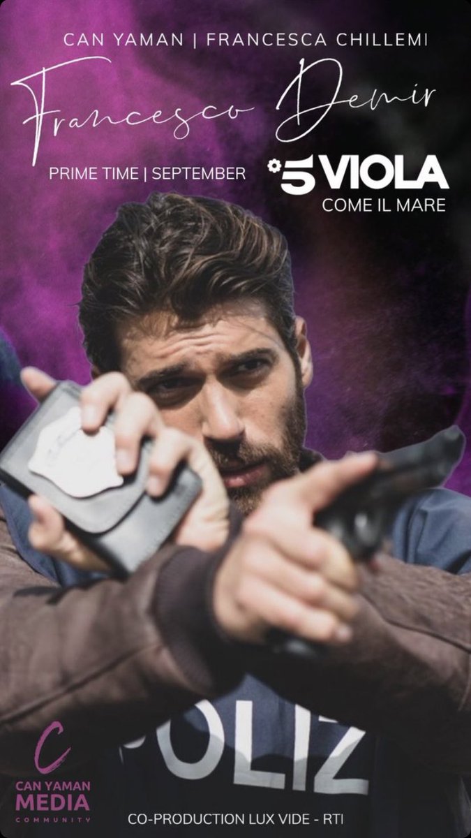 #CanYaman in #ViolaComeIlMare   As #FrancescoDemir 💫