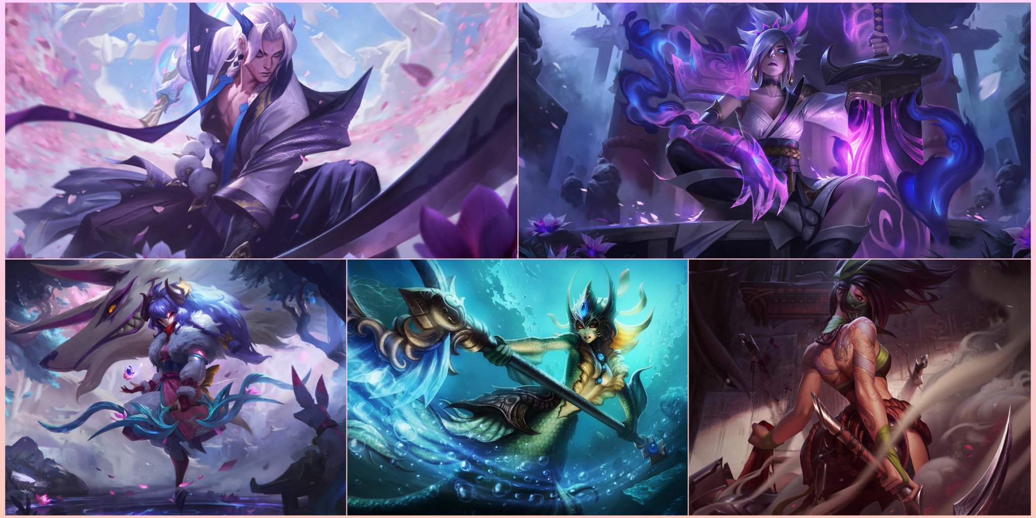 Wild Rift: novas skins para Irelia, Akali, Riven e Nami são anunciadas, lol